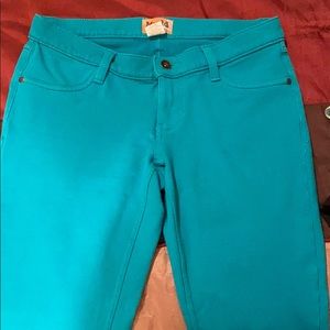 Mudd Turquoise Jeggings Size 5 Juniors